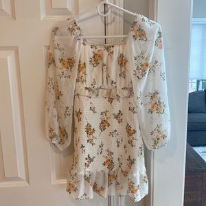 Girls floral dress size 10